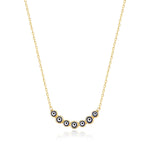Load image into Gallery viewer, Evil Eye Necklace In Gold Vermeil - Nili Gem