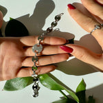 Load image into Gallery viewer, Fashionable Handmade Button Bracelet In Sterling Silver - Nili Gem