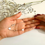 Load image into Gallery viewer, Handmade Enameled Clover Bracelet In Sterling Silver - Nili Gem