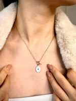 Load image into Gallery viewer, Handmade Galaxy pendant necklace in Rose Gold Plating - Nili Gem