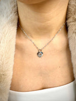Load image into Gallery viewer, Heart Lock Necklace In Sterling Silver - Nili Gem