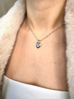 Load image into Gallery viewer, Heart Lock Necklace In Sterling Silver - Nili Gem