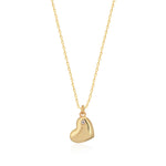 Load image into Gallery viewer, Heart Pendant And Chain necklace In Gold Vermeil - Nili Gem