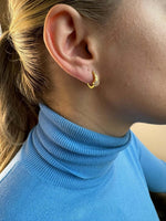 Load image into Gallery viewer, Hoop Earrings In Gold Vermeil - Nili Gem