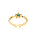 Load image into Gallery viewer, Niligem Star Ring in Gold Vermeil - Nili Gem