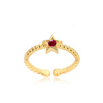 Load image into Gallery viewer, Niligem Star Ring in Gold Vermeil - Nili Gem