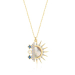 Load image into Gallery viewer, Sun &amp; Sand Necklace In Gold Vermeil - Nili Gem
