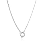 Load image into Gallery viewer, Chain Necklace Hanging Charms In sterling silver - Nili Gem
