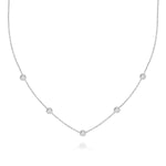 Load image into Gallery viewer, Classic Pearl Chain Necklace In Sterling Silver - Nili Gem
