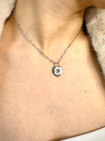 Load image into Gallery viewer, Heart Lock Necklace In Sterling Silver - Nili Gem
