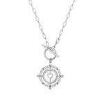 Load image into Gallery viewer, Magic Heart Pendant &amp; Chain Necklace In Sterling Silver - Nili Gem
