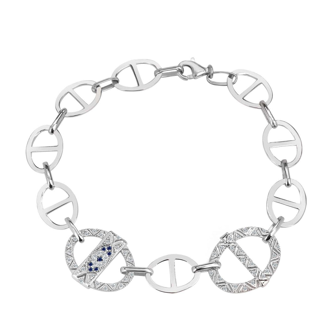 Mariner Bracelet in sterling silver - Nili Gem