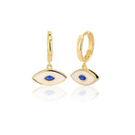 nazar eye earrings - Nili Gem