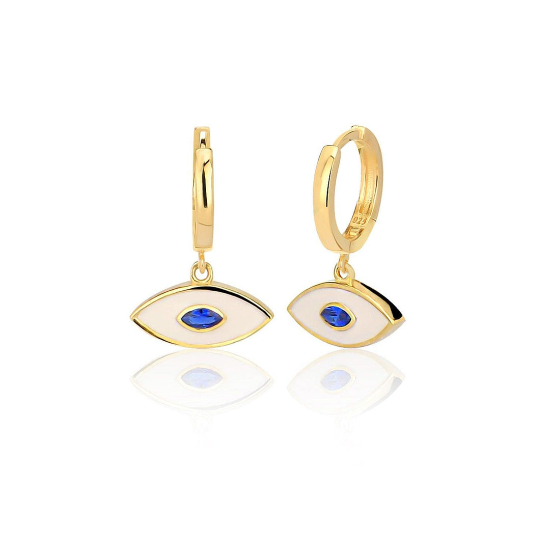 nazar eye earrings - Nili Gem