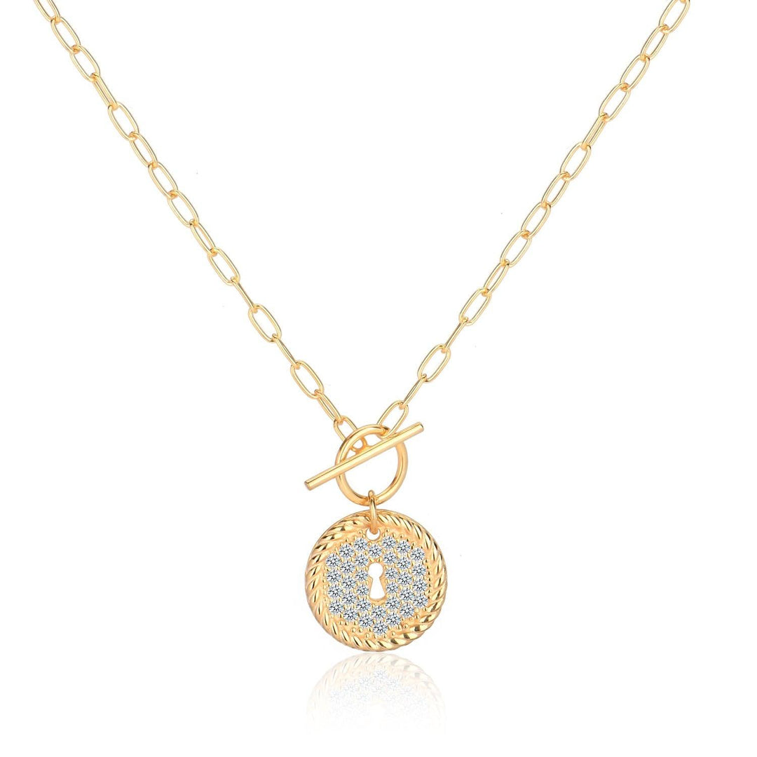 Niligem Lucky Lock Necklace In Gold Vermeil - Nili Gem