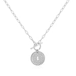 Niligem Lucky Lock Necklace In Sterling Silver - Nili Gem