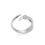 Load image into Gallery viewer, Tail Ring In Sterling Silver - Nili Gem
