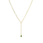 Tear Drop Necklace In Gold Vermeil - Nili Gem